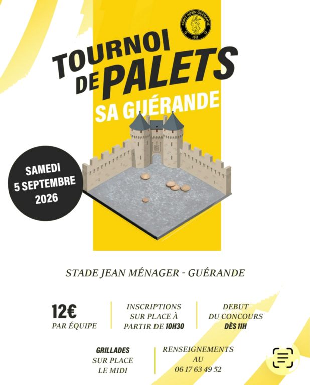 TOURNOI DE PALETS EN LAITON