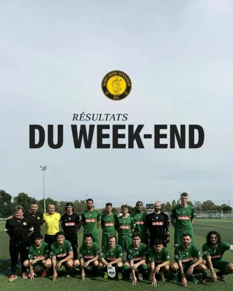 Résultats du weekend 26-27 septembre 2026