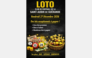 Loto du Club de Football  de la Saint‑Aubin de Guérande